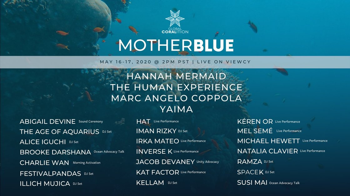 MOTHER BLUE: A Global Coralition Virtual Benefit