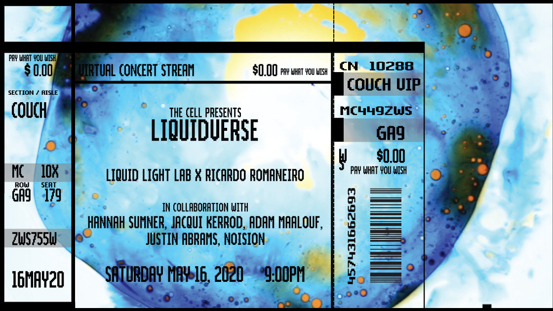 LIQUIDVERSE : DAY OF LIGHT (liquid light show streaming concert)