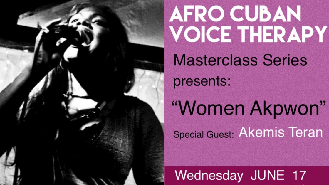 ACVT Masterclass Series - Women Akpwon. A Talk with Akemis Teran.