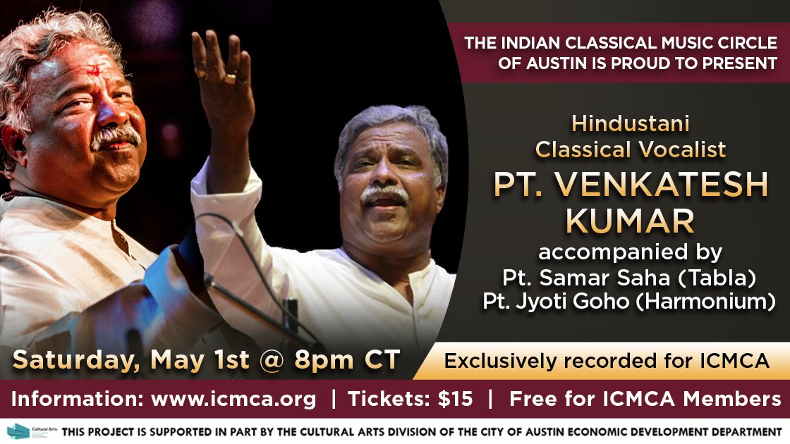 ICMCA presents Pandit Venkatesh Kumar