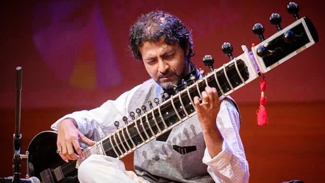 NYC Sitar Lesson with Abhik Mukherjee