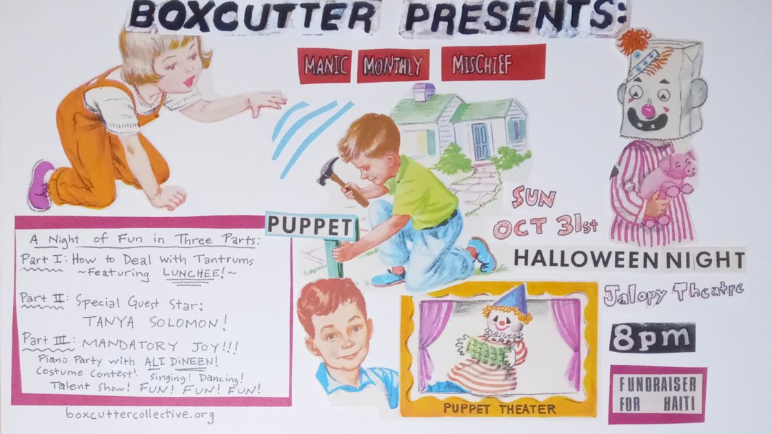 Boxcutter Presents: MANIC MONTHLY MISCHIEF ~ Halloween Hextravaganza!