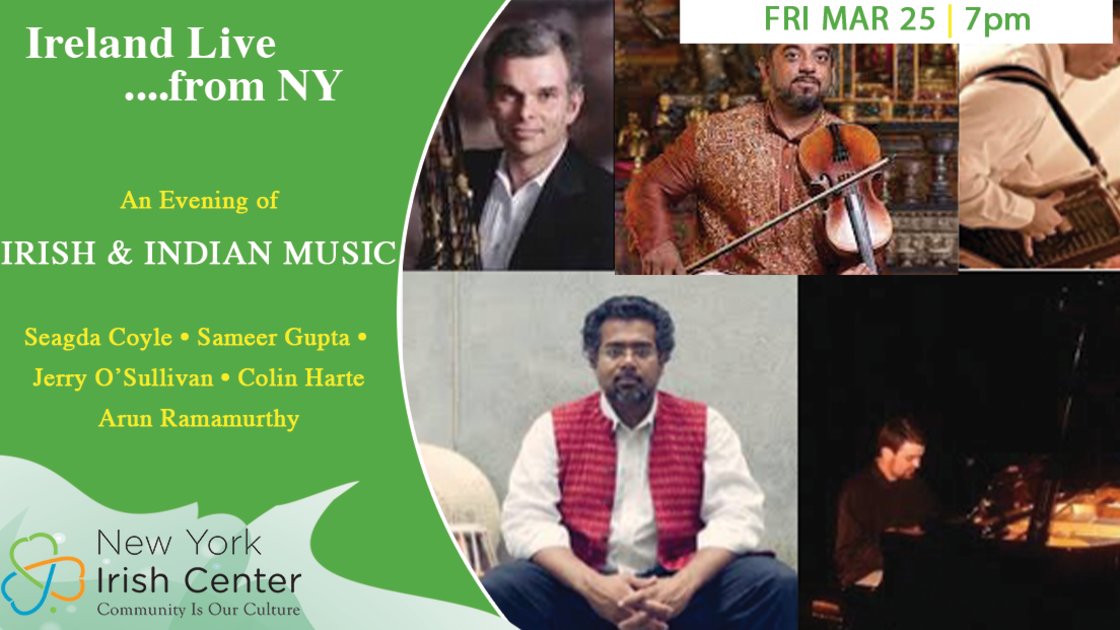 Irish Indian Concert @ NY Irish Center