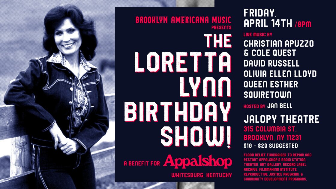 Loretta Lynn Birthday Show: Flood Relief Fundraiser in Aid of Appalshop