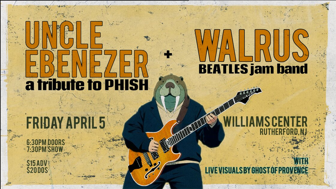 UNCLE EBENEZER A Tribute to Phish & WALRUS Beatles Jam Band