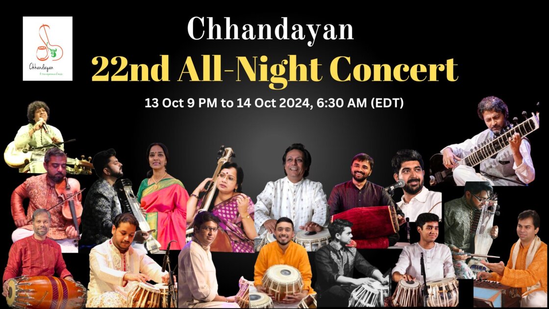 22nd Chhandayan All-night Concert 2024