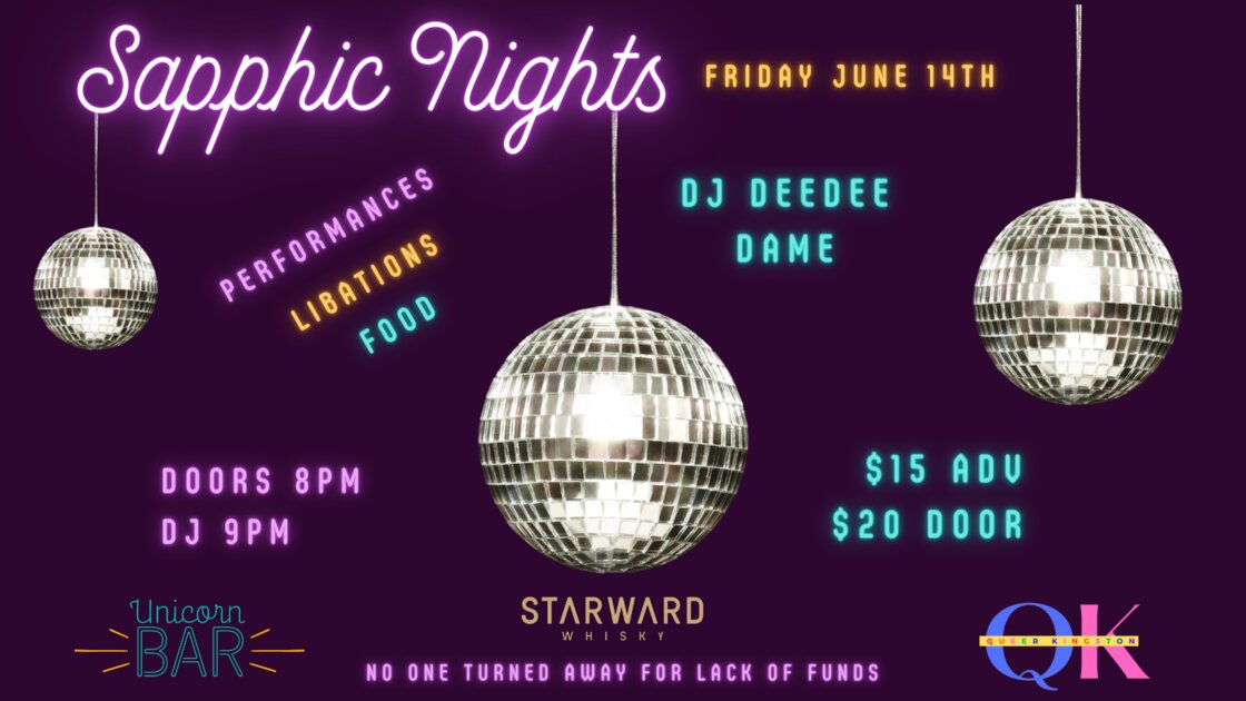 Sapphic Nights: A new, locally grown monthly queer dance party & love sesh for the FLINTA community
