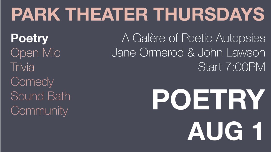 Literary Night: A Galère of Poetic Autopsies 