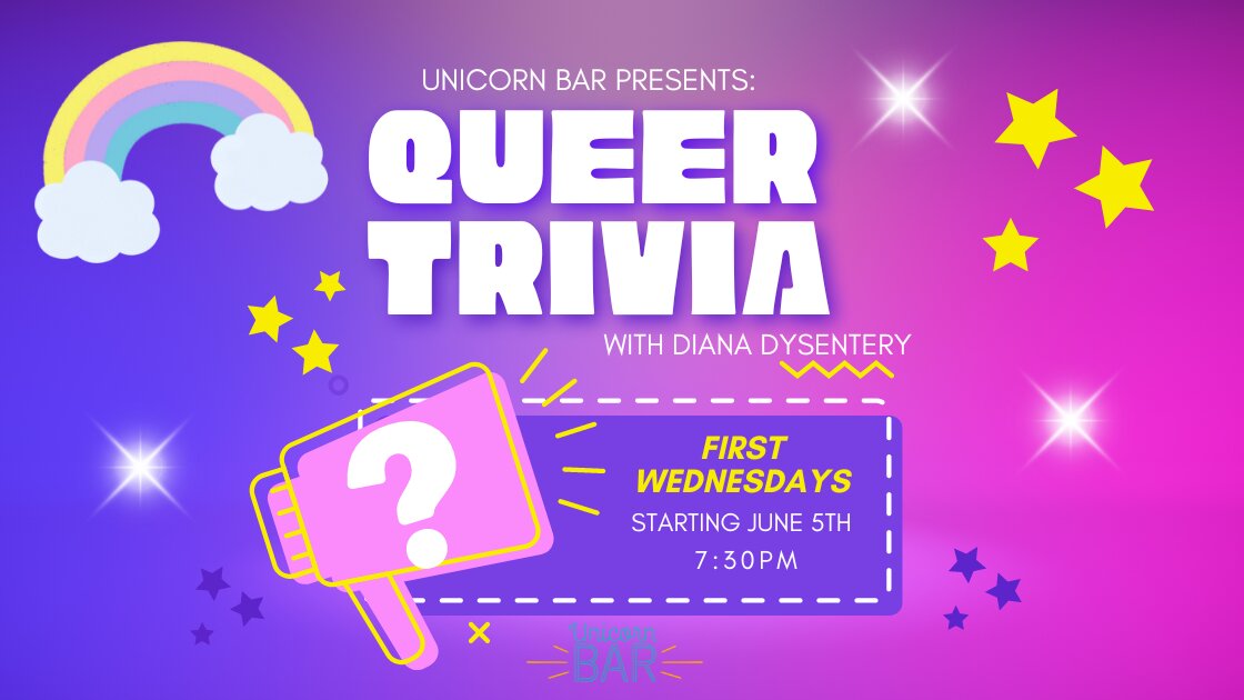 Queer Trivia Wednesdays with Diana Dysentery