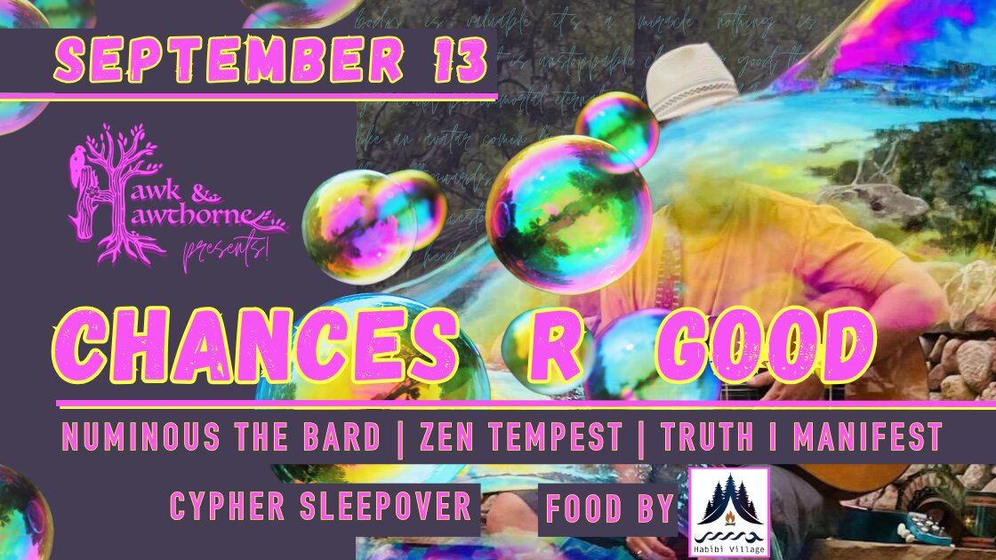 Chances R Good :: Cypher Sleepover with Numinous the Bard