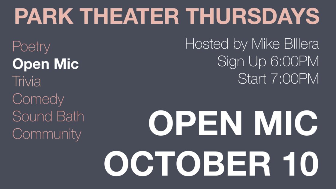 Open Mic / Open Jam: Hosted by Mike Billera