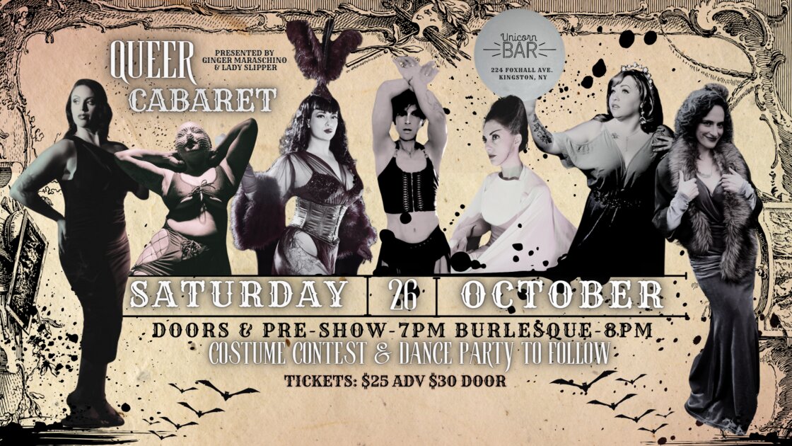 Queer Cabaret Presented By: Lady Slipper & Ginger Maraschino