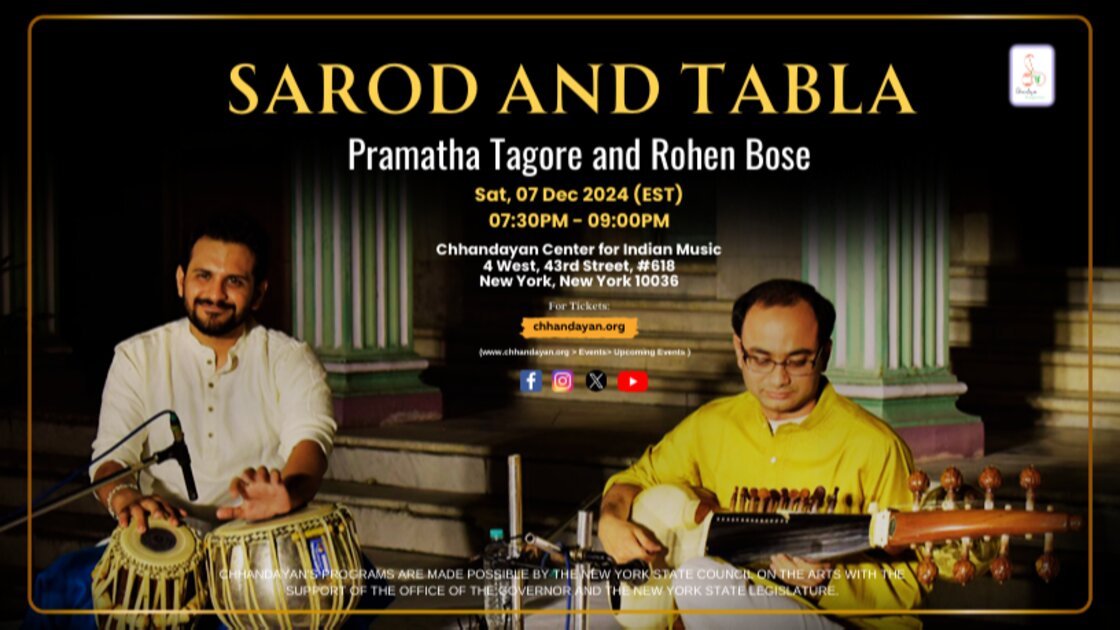 Sarod and Tabla - Pramatha Tagore and Rohen Bose