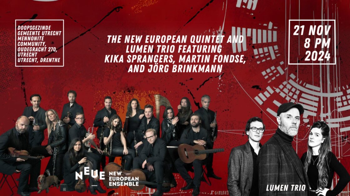 LUMEN: The New European Quintet and Lumen Trio featuring Kika Sprangers, Martin Fondse, and Jörg Brinkmann