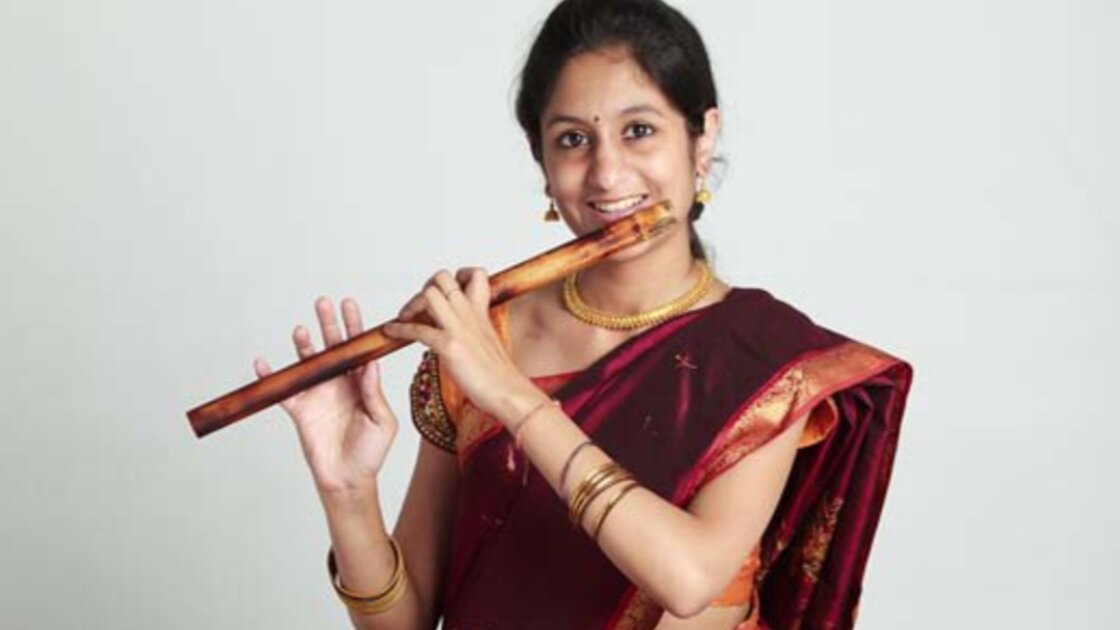 NYC Flute (Carnatic) Lesson with Radha Raghavan