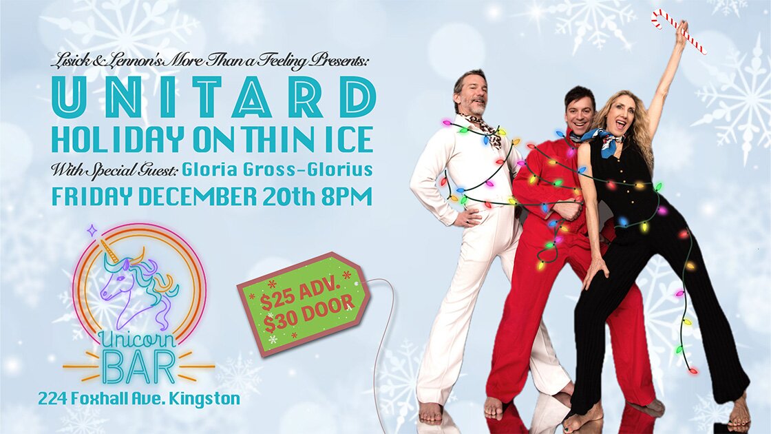 NYC comedy trio Unitard presents: Holiday On Thin Ice, a very twisted holiday romp. 