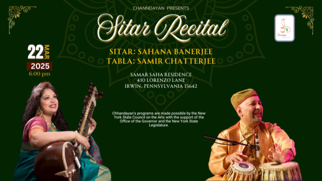 Sitar Concert - Sahana Banerjee