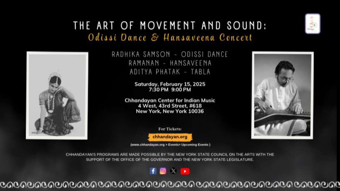 Odissi Dance and Hansaveena Concert