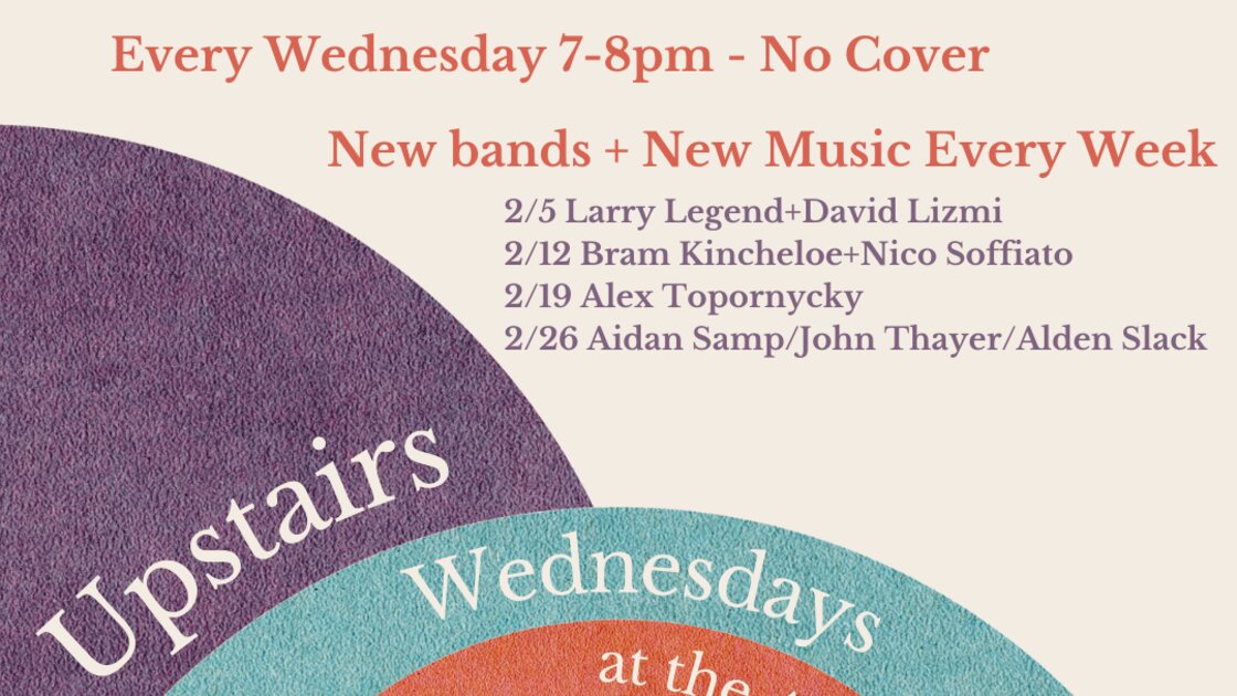 Upstairs Wednesdays: Larry Legend + David Lizmi