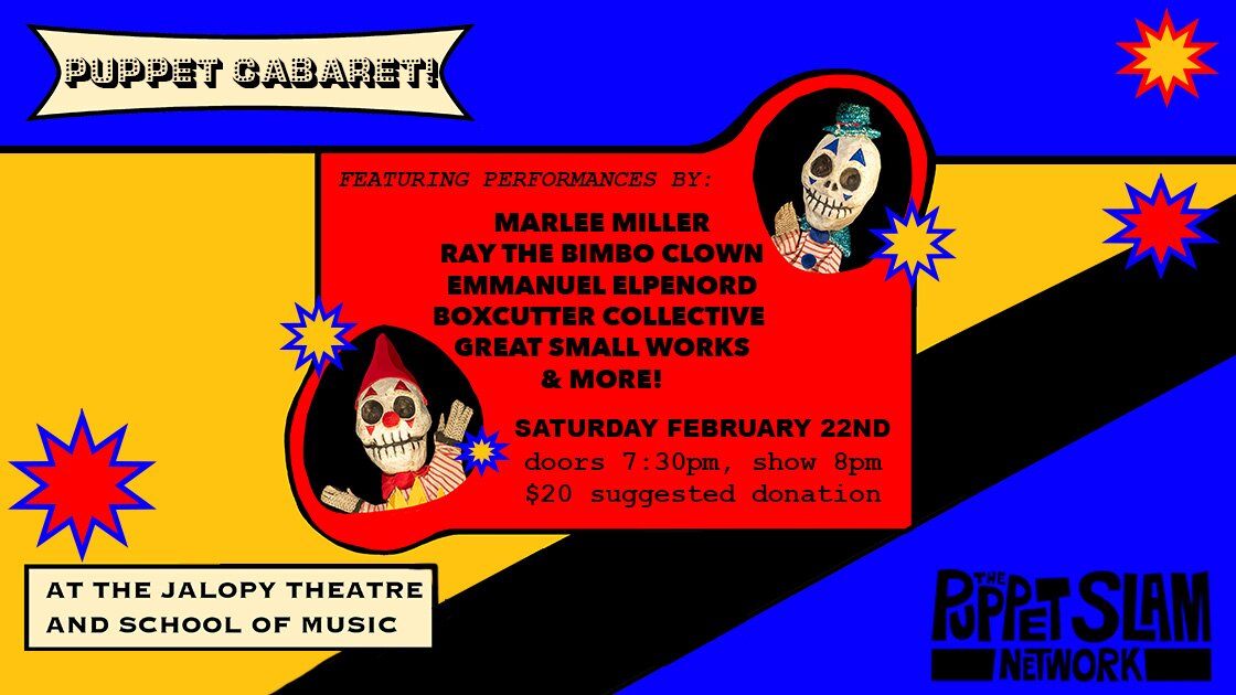 The Boxcutter Collective Presents a Puppet Cabaret!