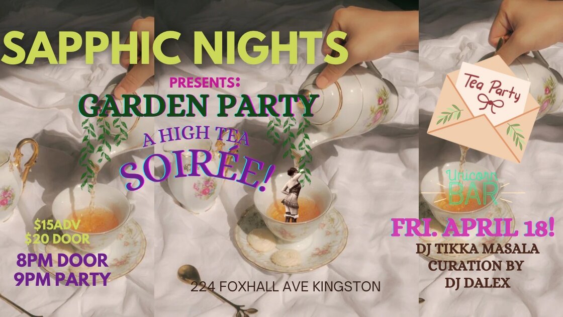 Sapphic Nights presents: Garden Party - A High Tea Soirée