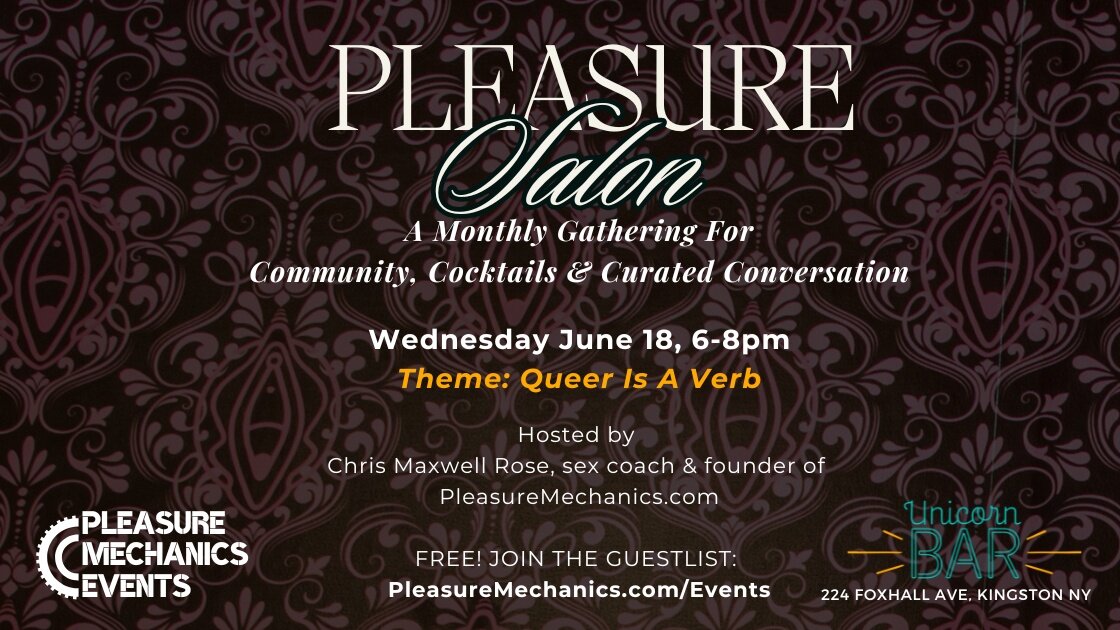 Pleasure Salon-Community, Cocktails, & Conversation: Queer is a Verb