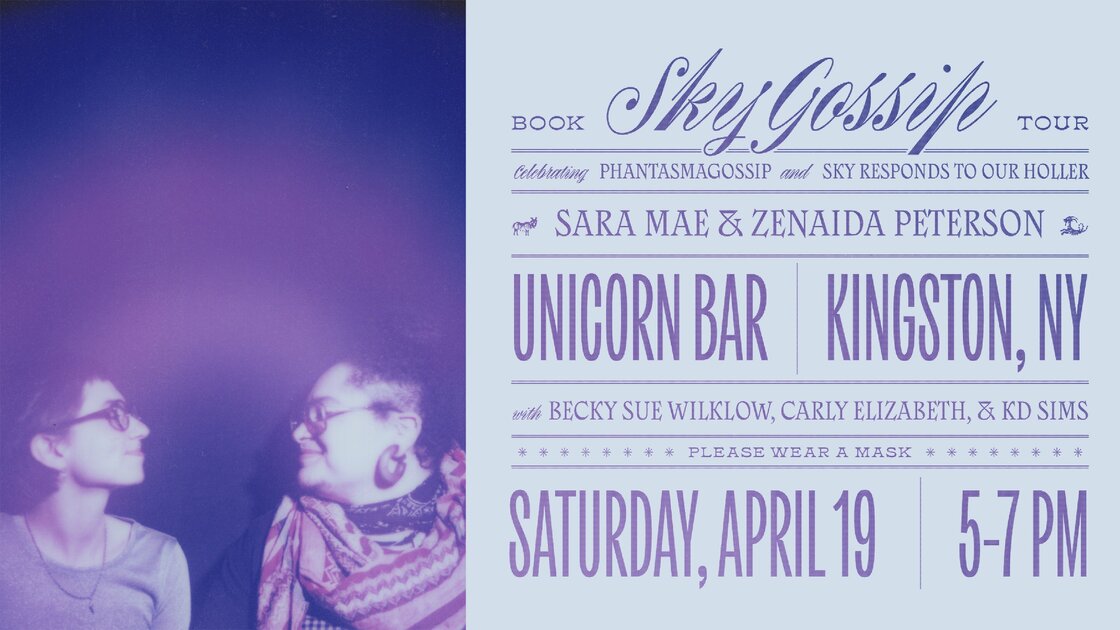 Sky Gossip Book Tour: Celebrating Phantasmagossip & Sky Responds to Our Holler  