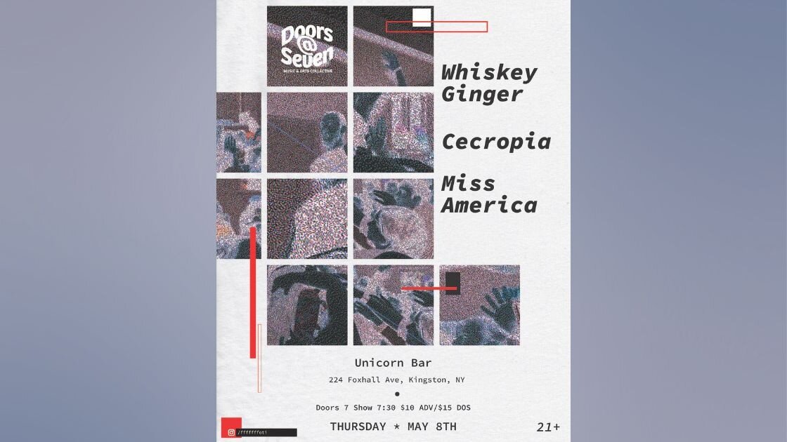 Doors at Seven presents PUNK: Whiskey Ginger / Crecropia / Miss America 